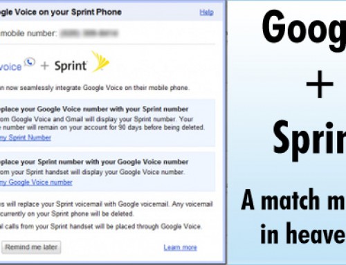 Sprint Google Voice Integration Review