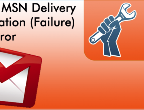 Google Apps MSN Delivery Status Notification (Failure) Error