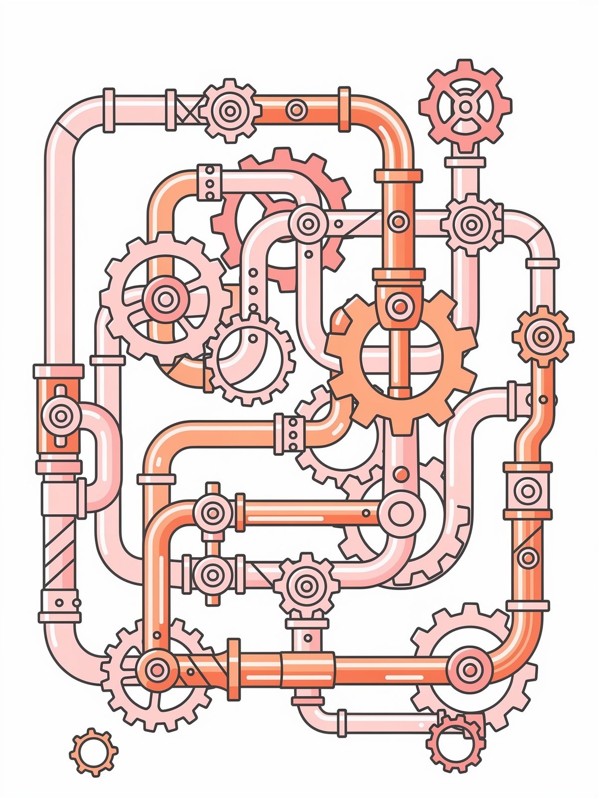 Machines connected to other machines