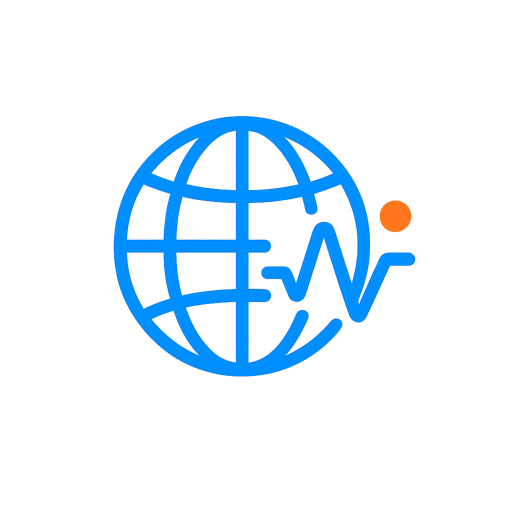 globe line icon