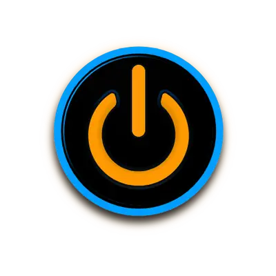 AZ Tech brandmark, amber charge animation