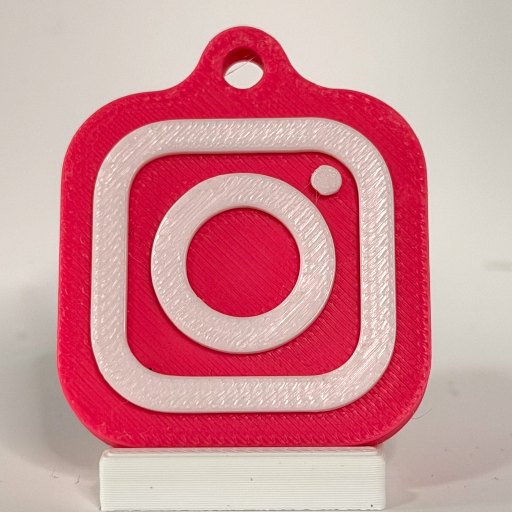 Sample social tag, Instagram icon