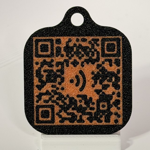 Pro tag, QR in orange