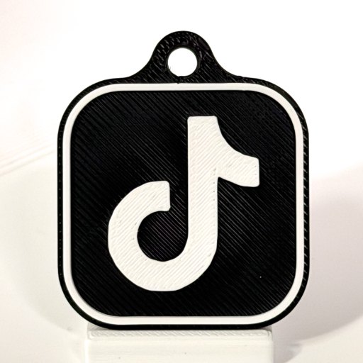 Sample social tag, TikTok icon